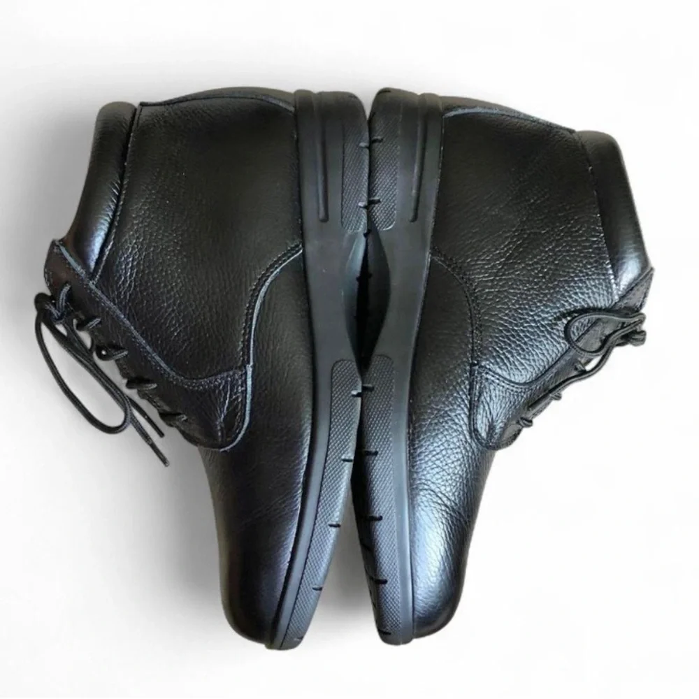 Drew Tucson Black Calf Men's Casual Comfort Boot Shoes SZ 9.5M